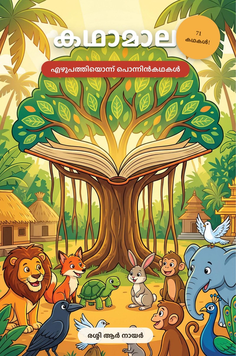 Kathamala Volume 1 cover — കഥാമാല, 71 Malayalam stories by Reshmi R Nair